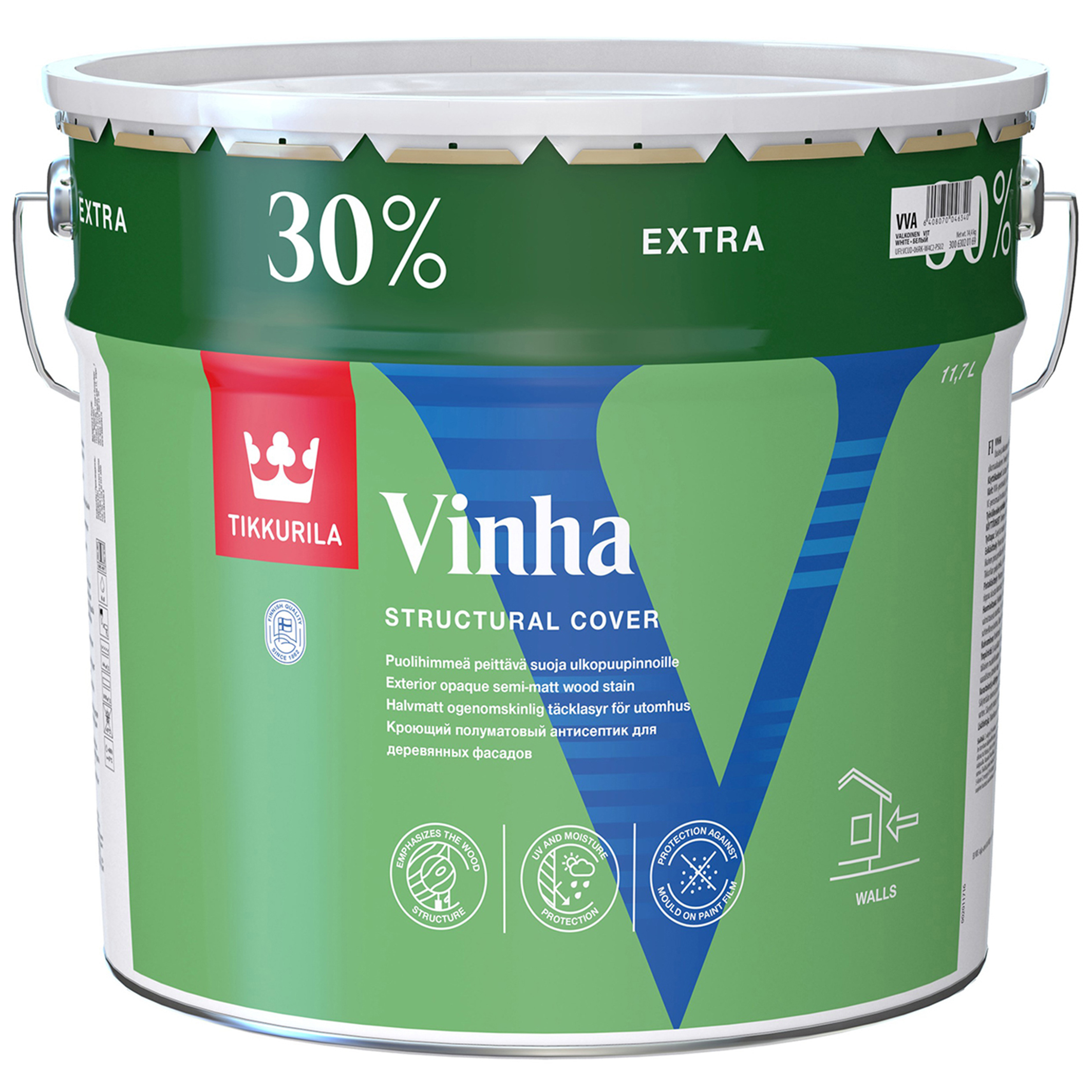 Täcklasyr Vinha 11,7 l VVA vit.