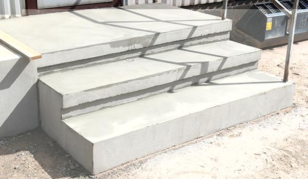 Reparation av betongtrappa